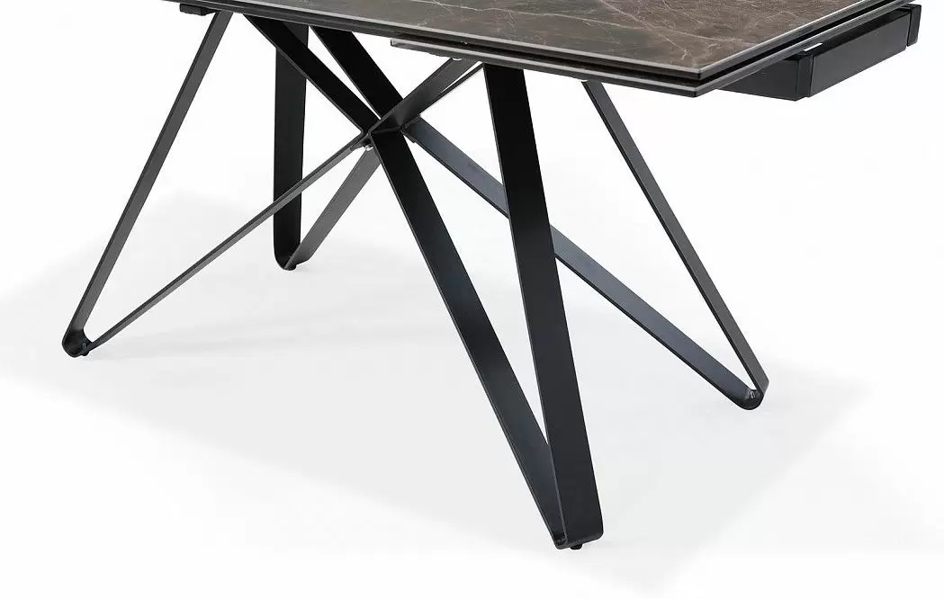 Стол раскладной Butterfly 180-260, темная керамика из Италии