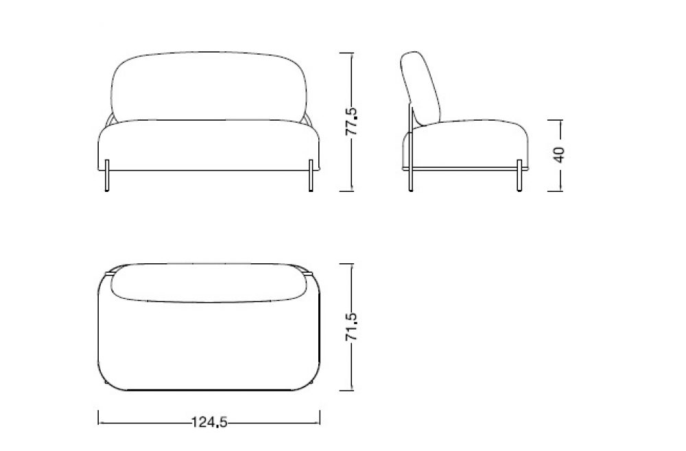 Диван 2-х местный SOFA-06-02 из Италии