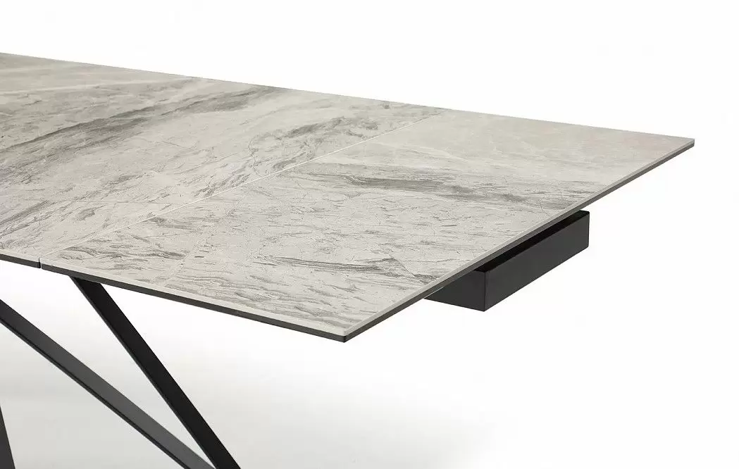 Стол раскладной Cross 180-260, светлая керамика из Италии