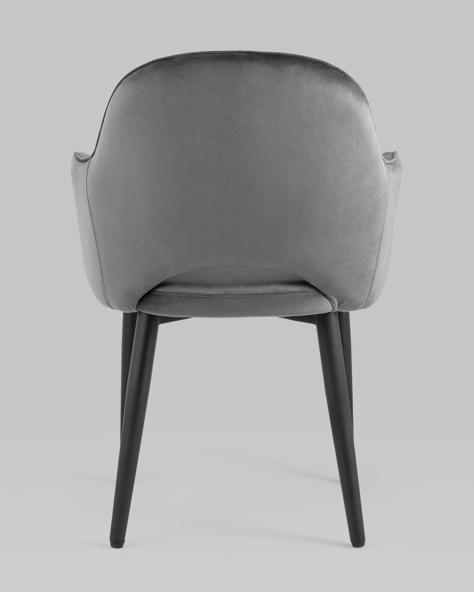 Стул Венера диамант велюр серый из Италии