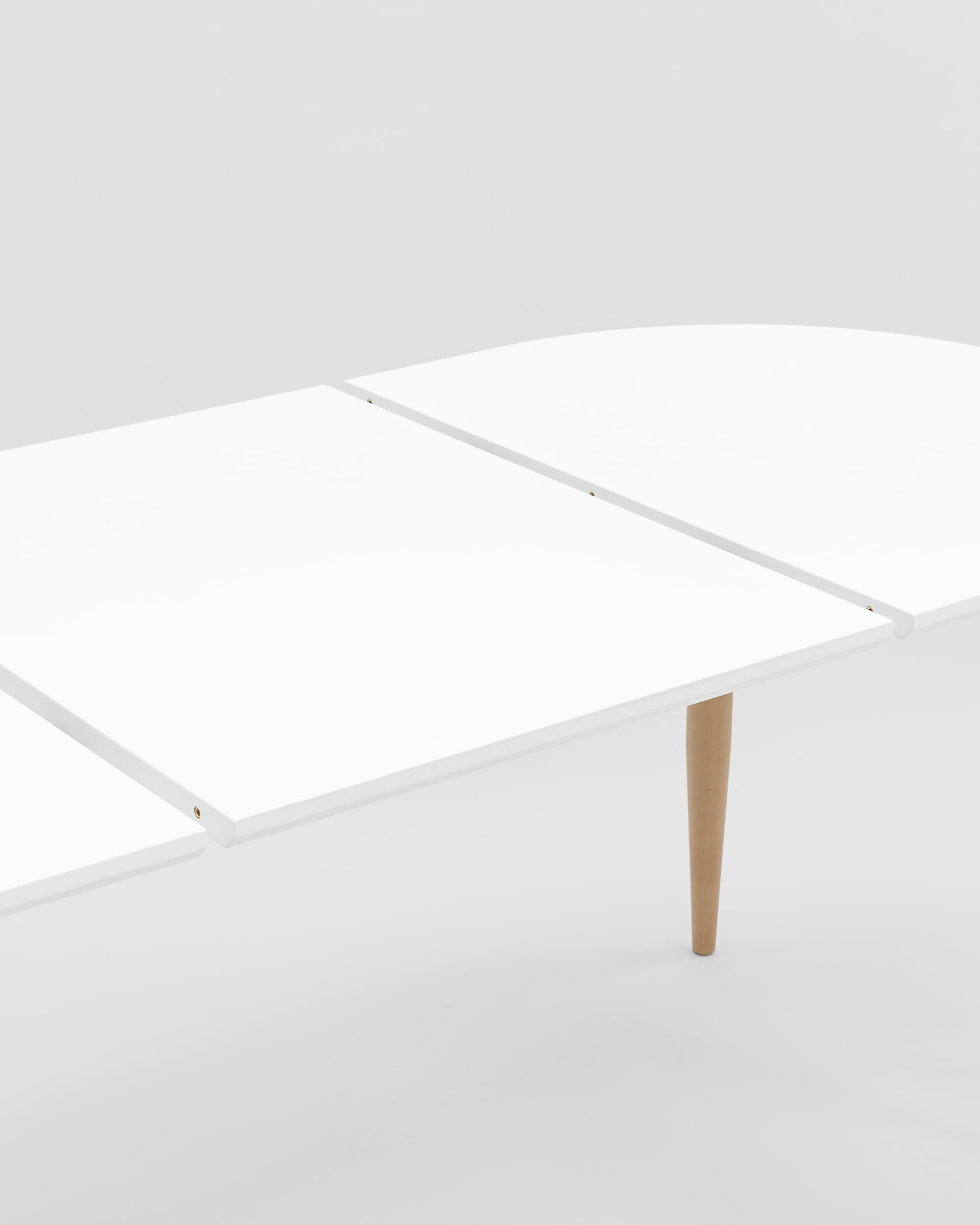 Стол обеденный Берген раскладной 120-180*80 белый из Италии