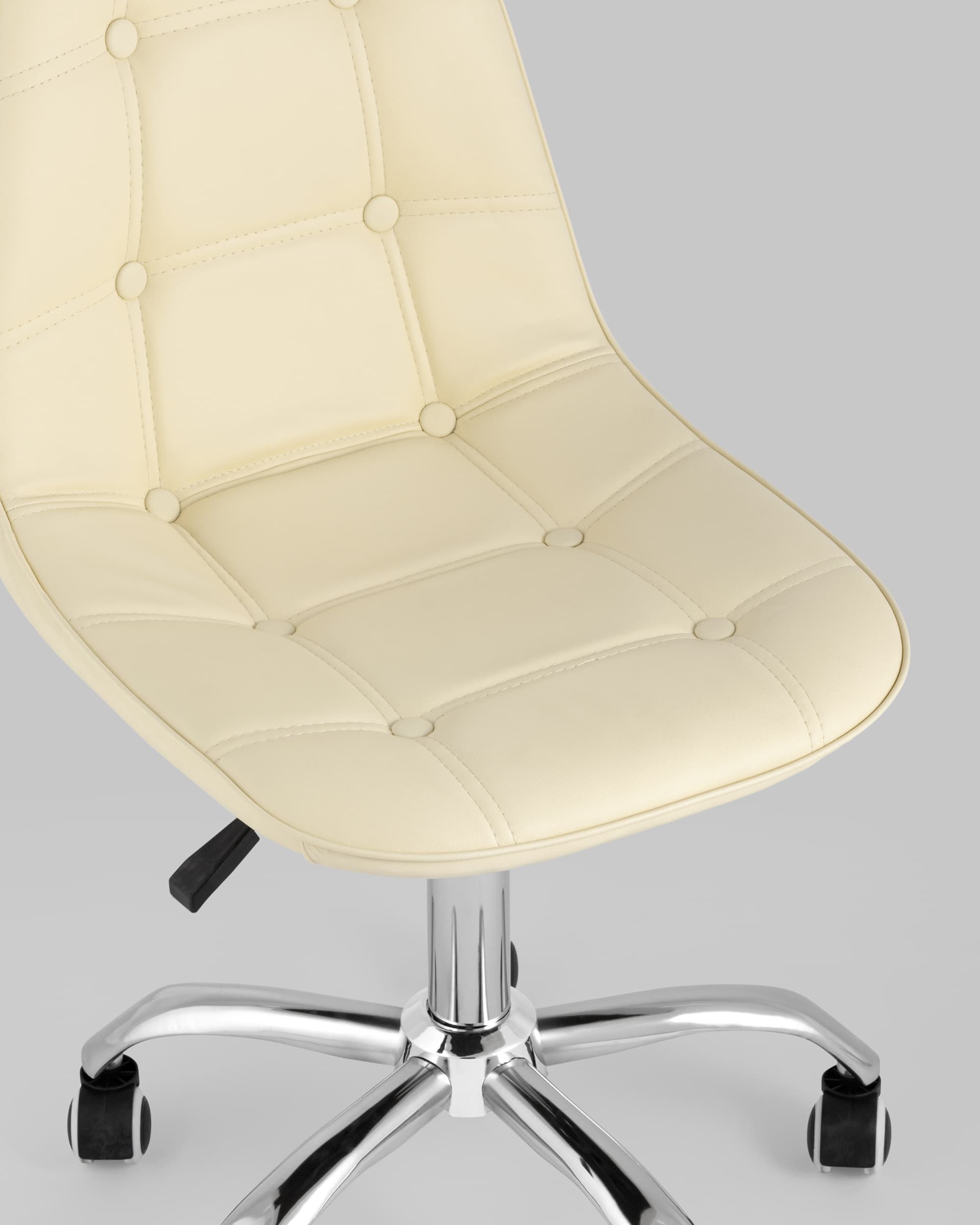 Стул офисный Тейлор экокожа бежевый из Италии