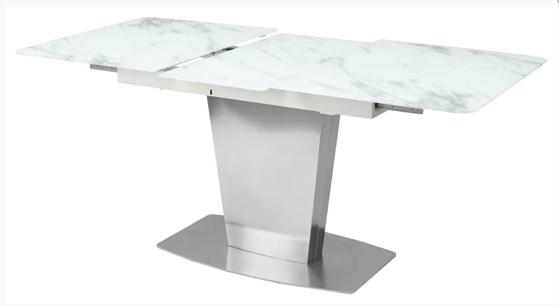 Стол CASTSTEEL 130 GLASS ПОД МРАМОР М-City из Италии