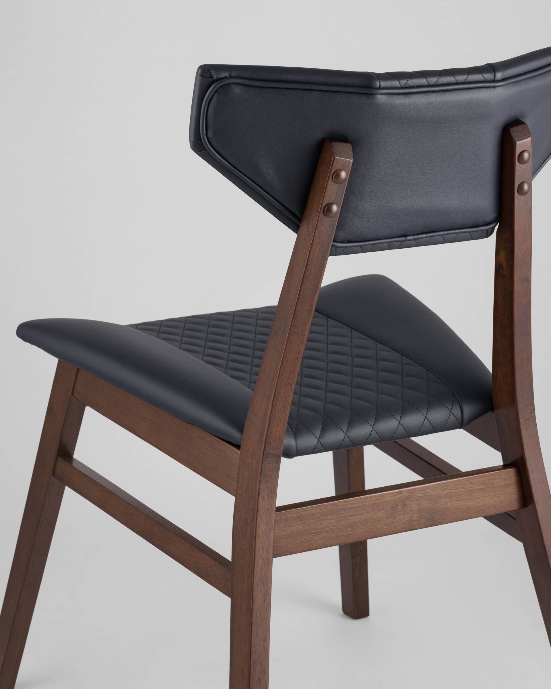 Стул обеденный TOR синий ПУ 4 шт. из Италии