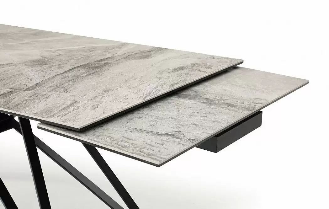 Стол раскладной Cross 160-240, светлая керамика из Италии