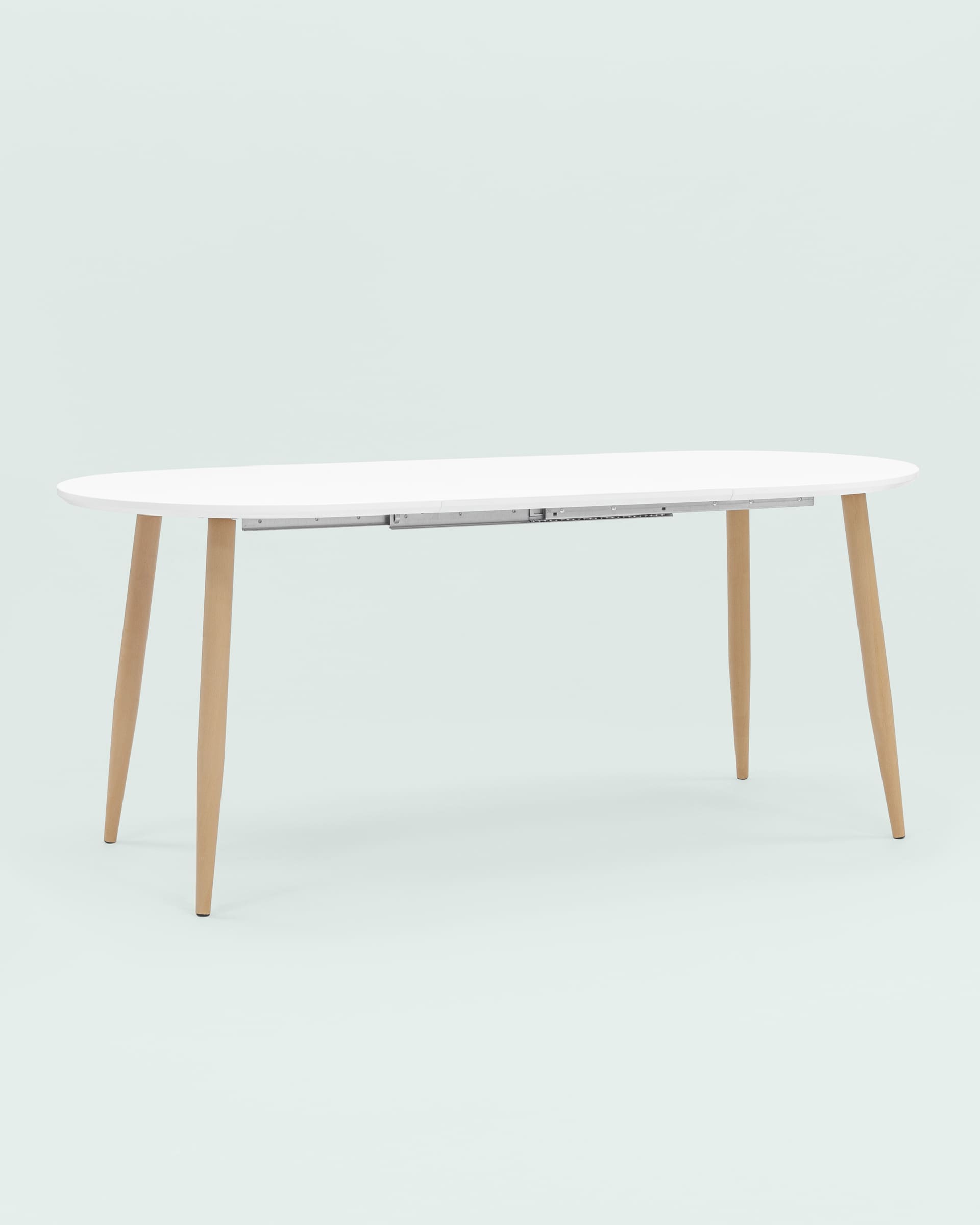 Стол обеденный Берген раскладной 120-180*80 белый из Италии