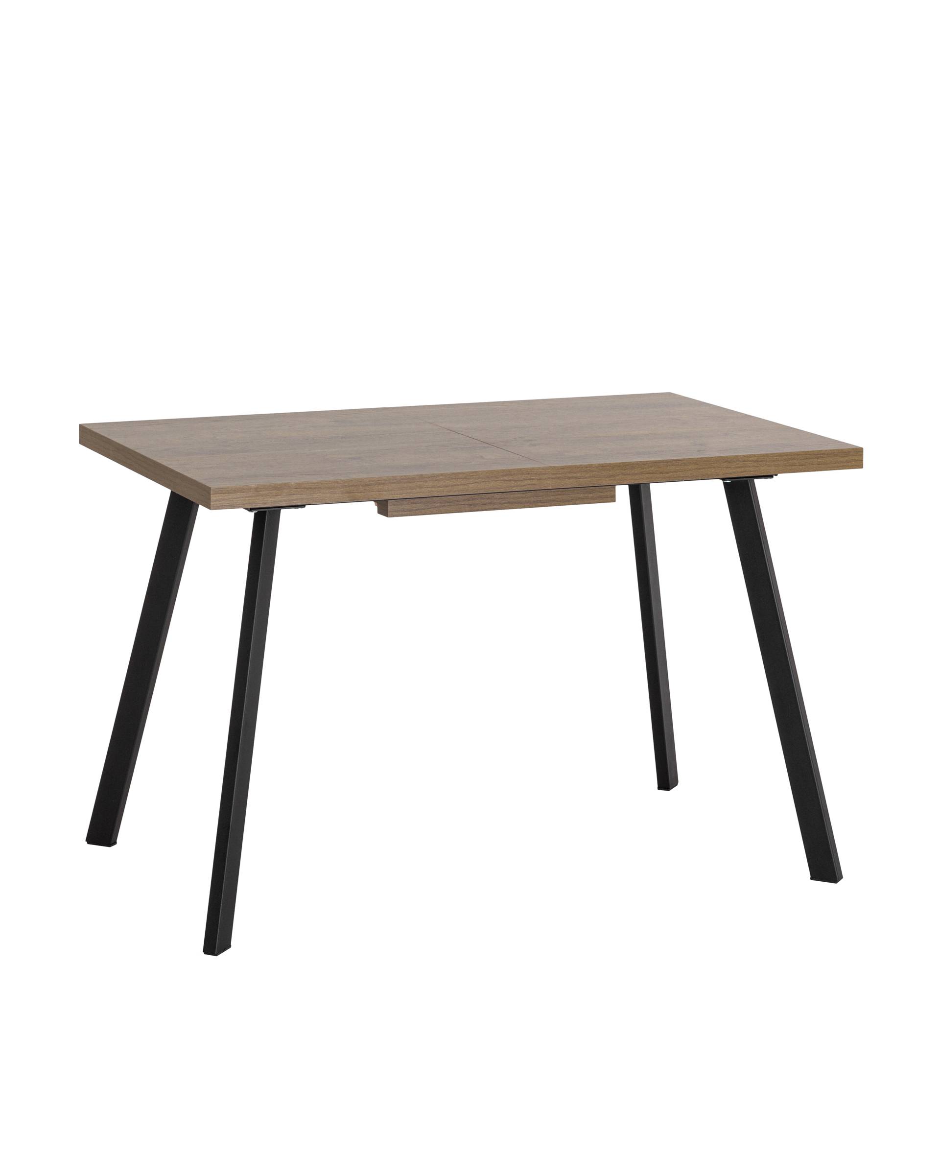 Стол Plain 116-158*74 дуб Ка/черный из Италии