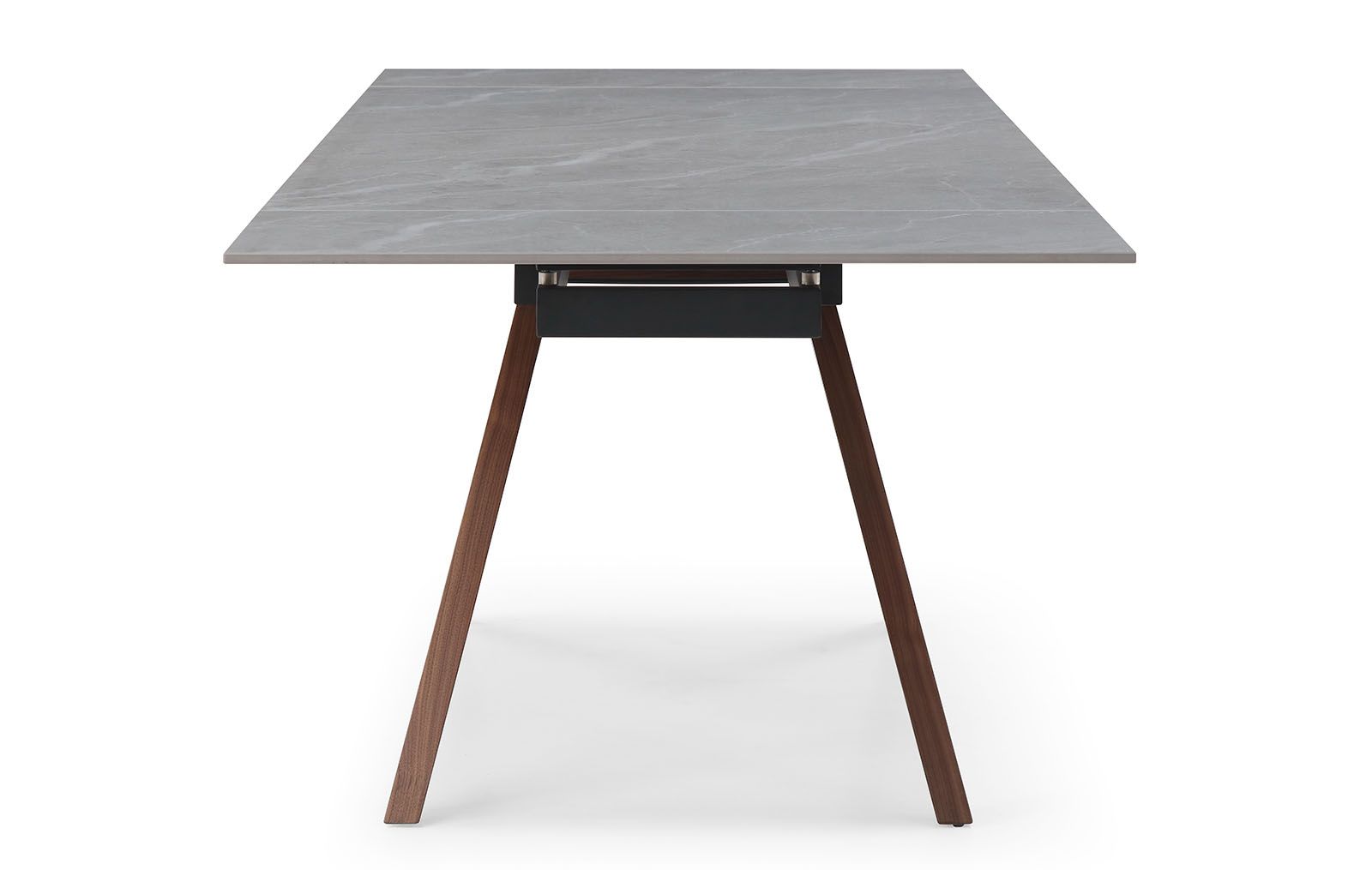 Стол раскладной Valencia 180-260, серая керамика/орех из Италии