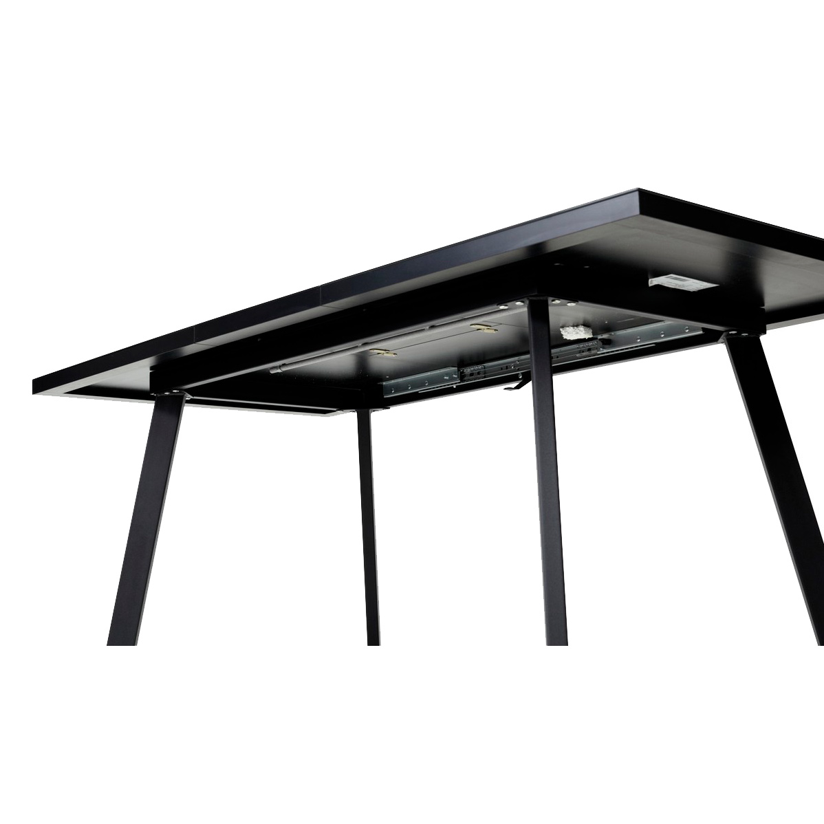 Стол ФИН 140 Черный, стекло/ Черный каркас М-City из Италии