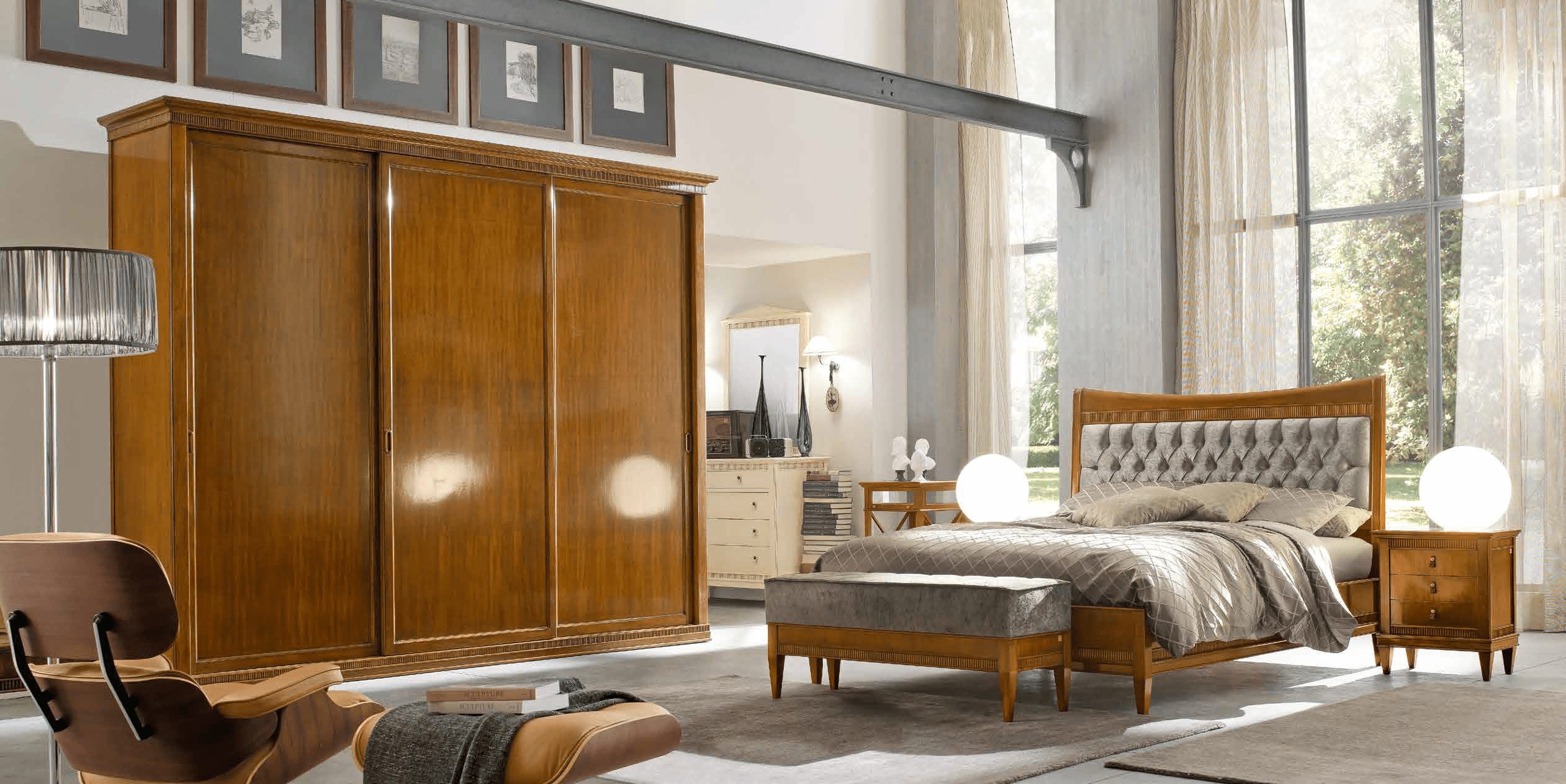 Мебель для спальни от фабрики Tosato из Италии