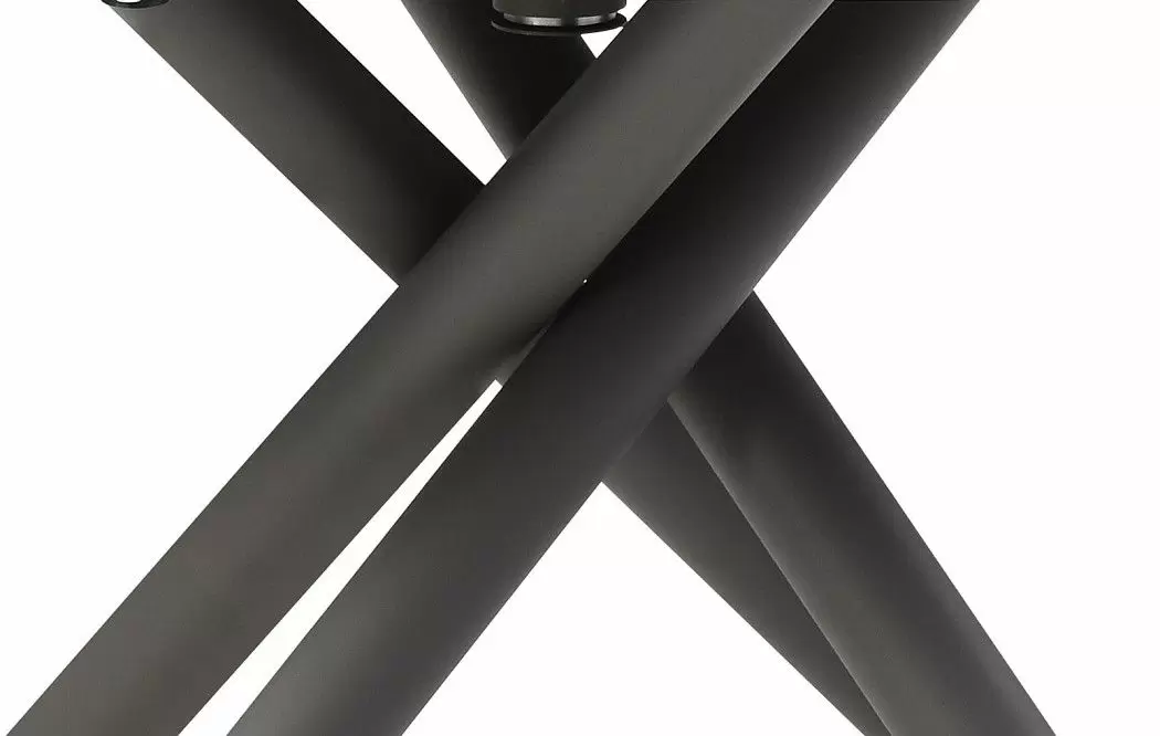 Стол раскладной Salerno 120-180, серая керамика/черный из Италии