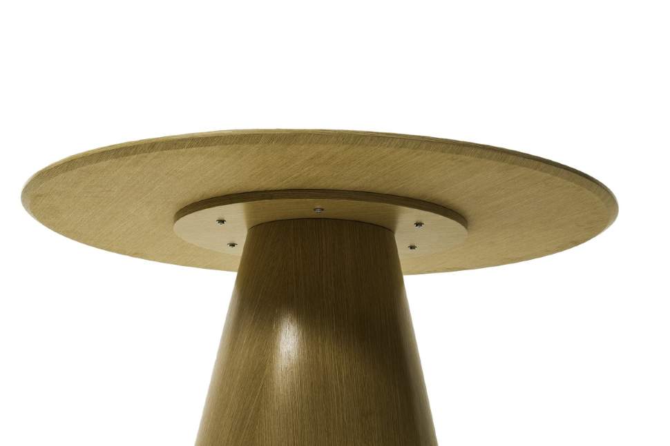 Стол LAURI 120 цвет OAK-57C (AT-5592S) Дуб натуральный M-city из Италии