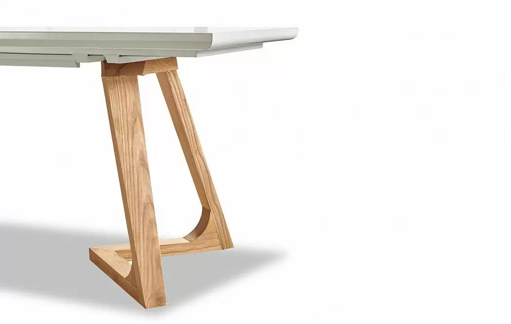 Стол раскладной Avalon (160), белый/ясень из Италии