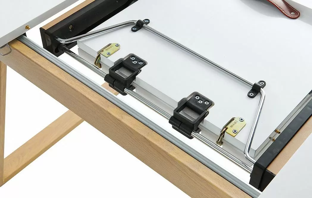 Стол раскладной Manchester 120-160, белый/вяз из Италии