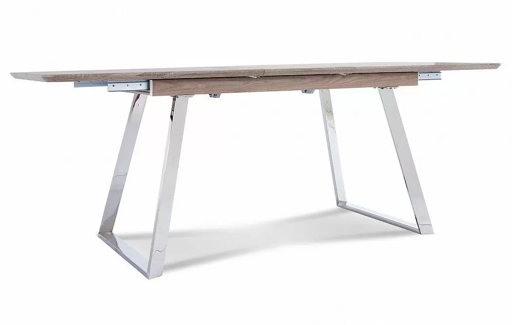 Стол раскладной Otis 160-200, дуб/сталь из Италии