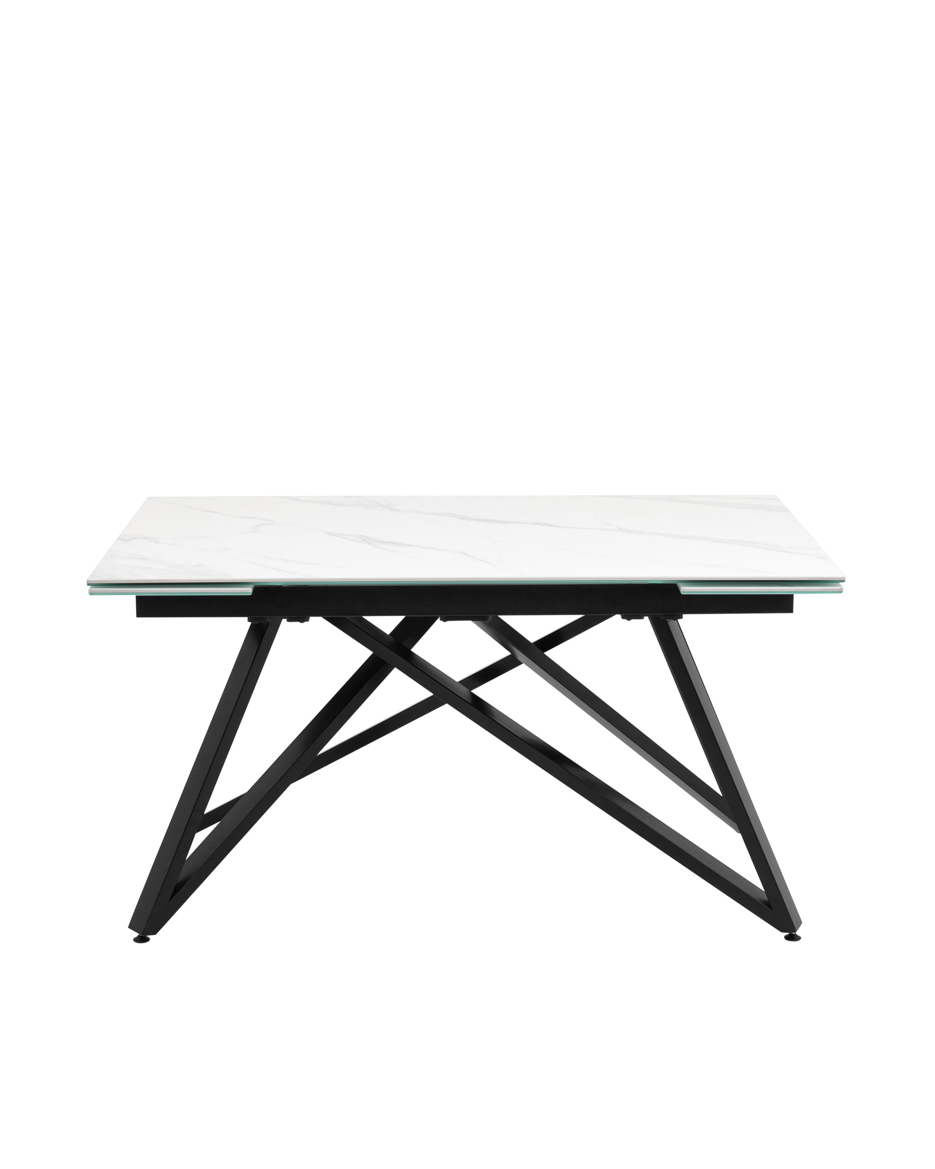 Стол обеденный Канкун раскладной 140-180*90 керамика белый из Италии