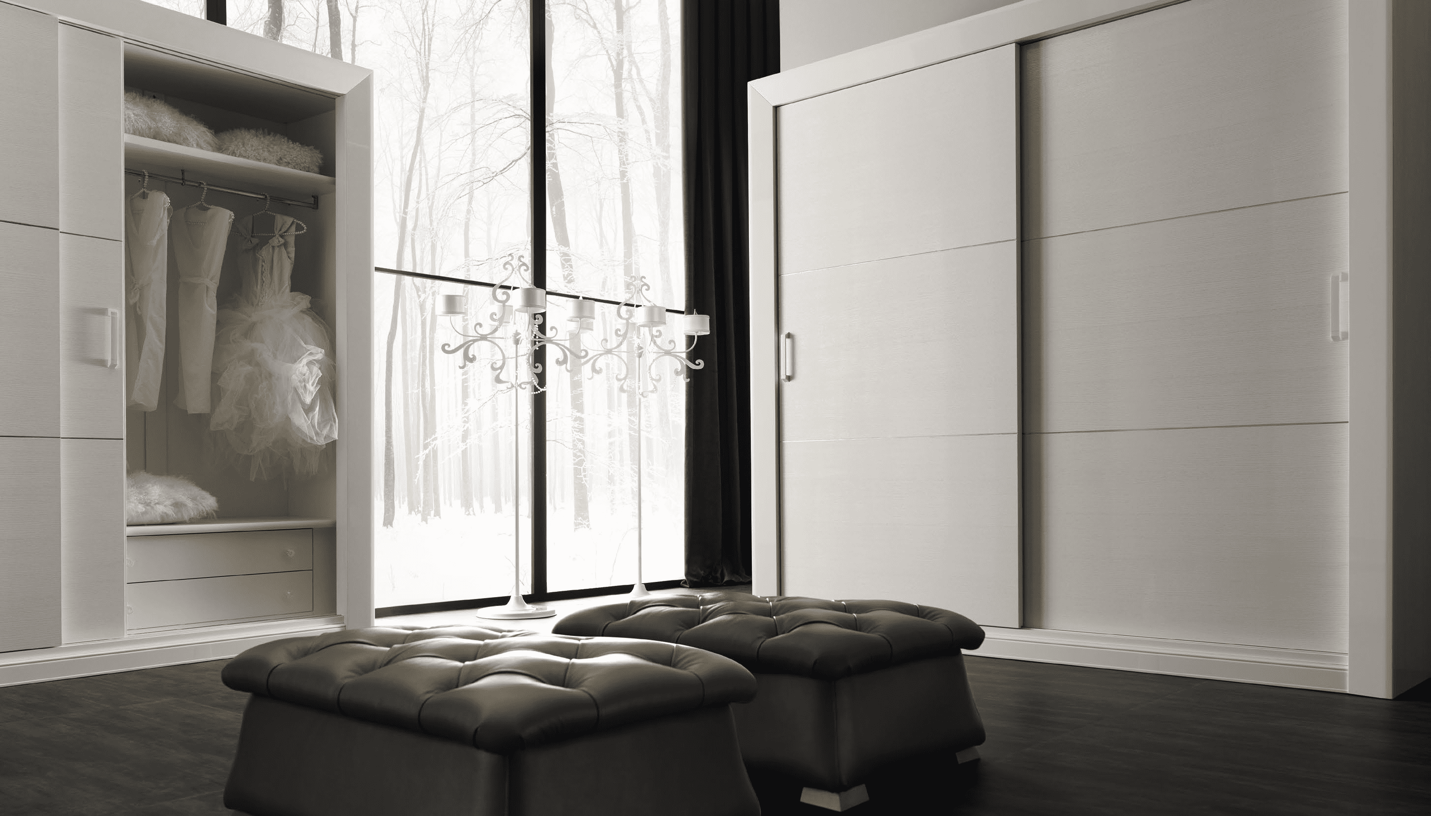Спальня в стиле ар-деко из коллекции Home 01 из Италии