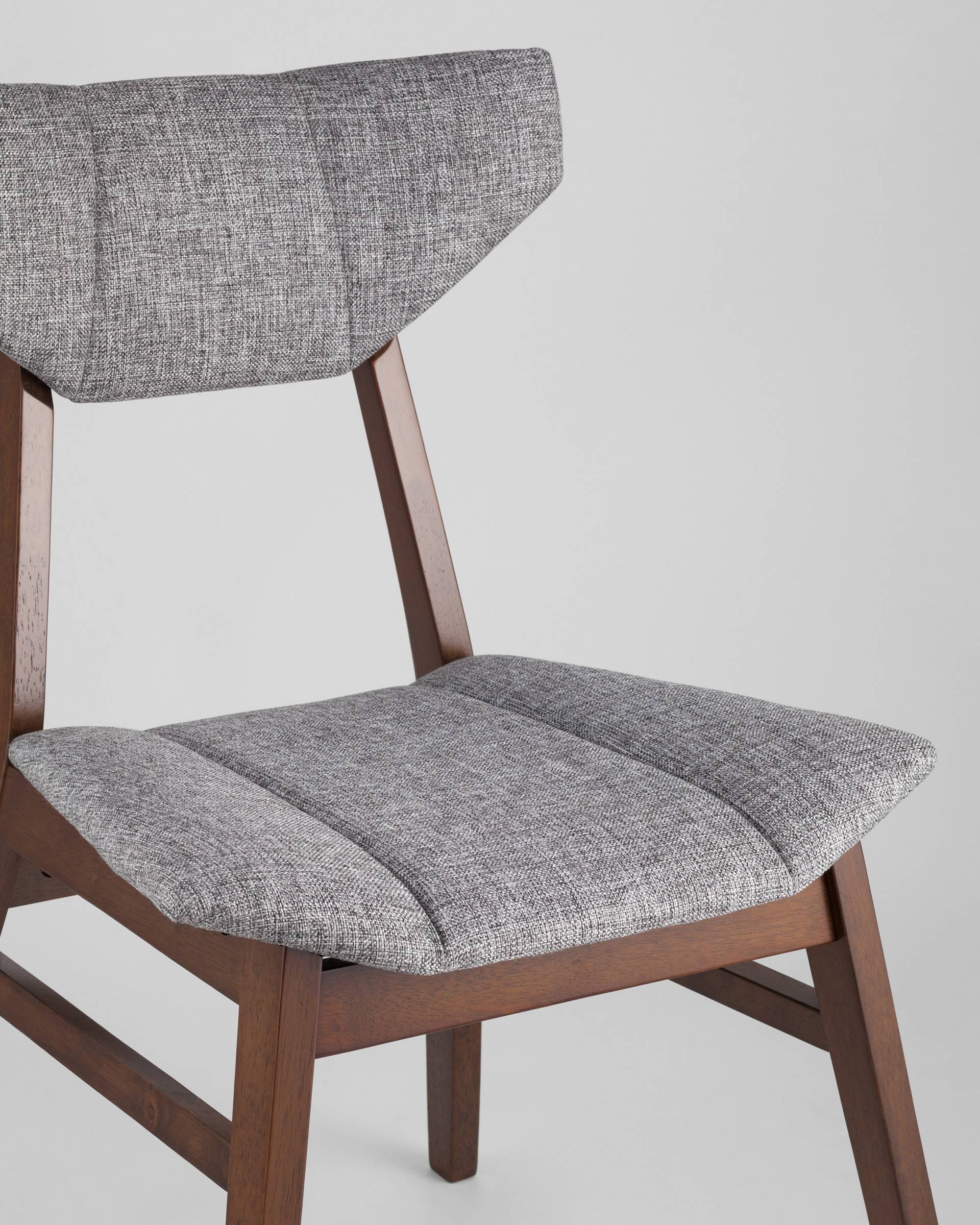 Стул обеденный TOR серый набор 4 шт. массив дерева из Италии