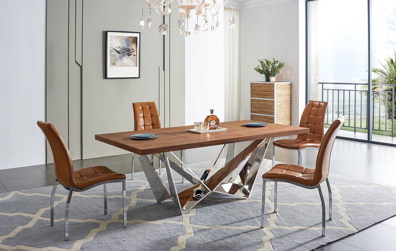 Стол Deco, орех из Италии