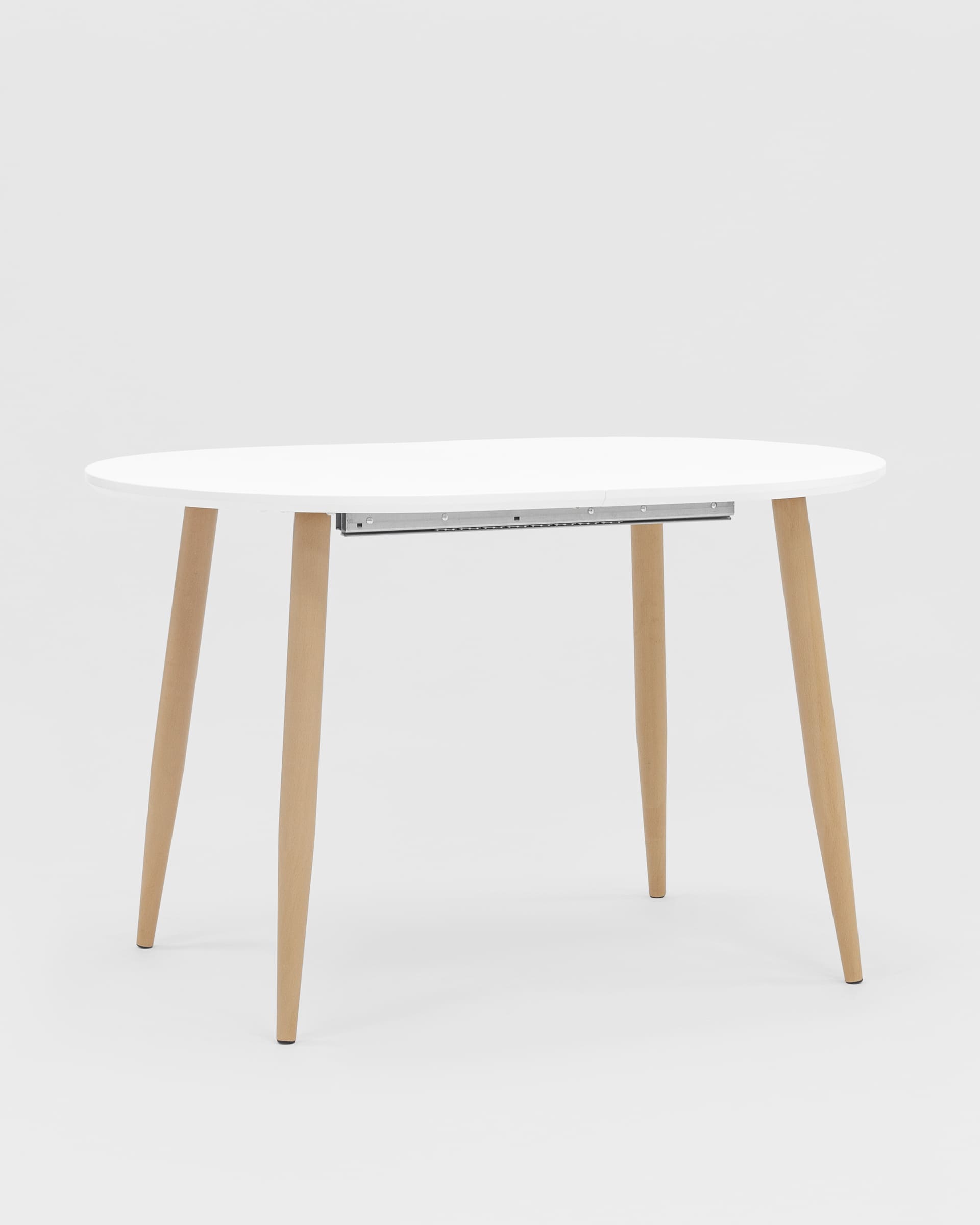 Стол обеденный Берген раскладной 120-180*80 белый из Италии