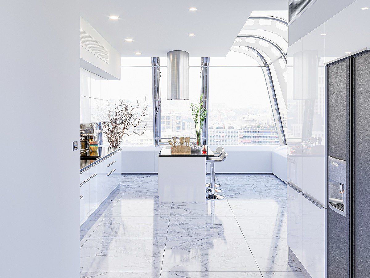 Кухня Фьюжн-02 2340*3700/1390*600 Angel