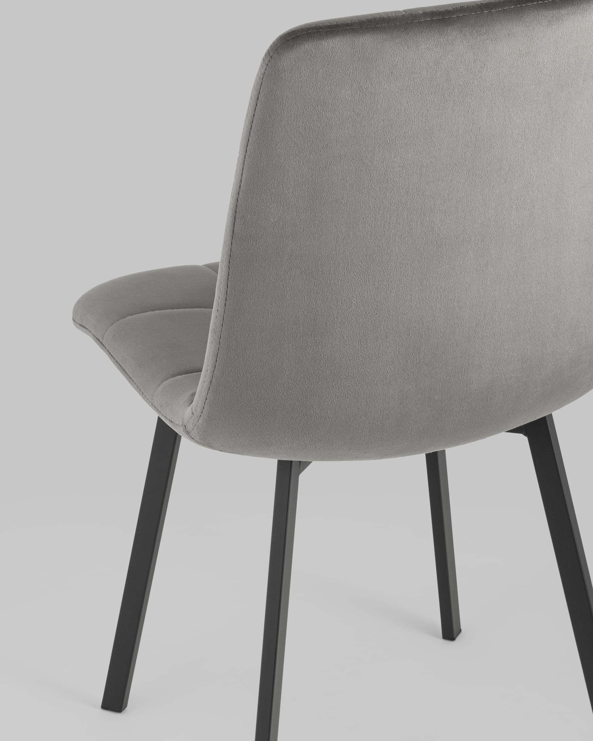 Стул Chilly велюр антрацитовый из Италии