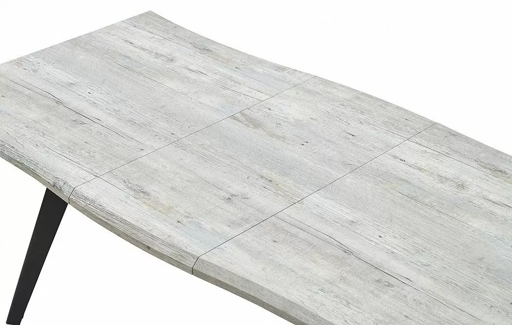 Стол раскладной Dusseldorf 140-180, античный дуб/черный из Италии