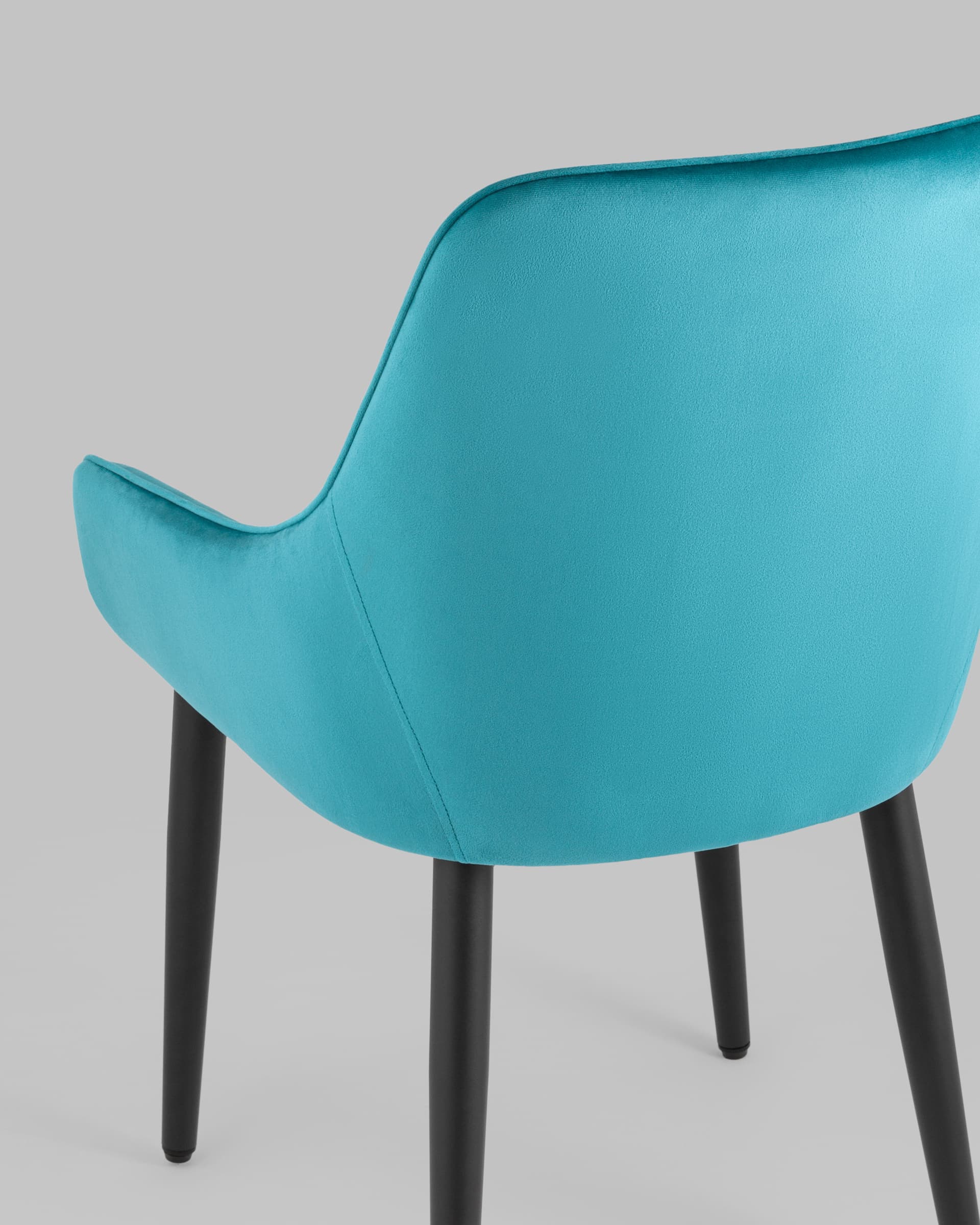 Стул Диана велюр темно-бирюзовый из Италии