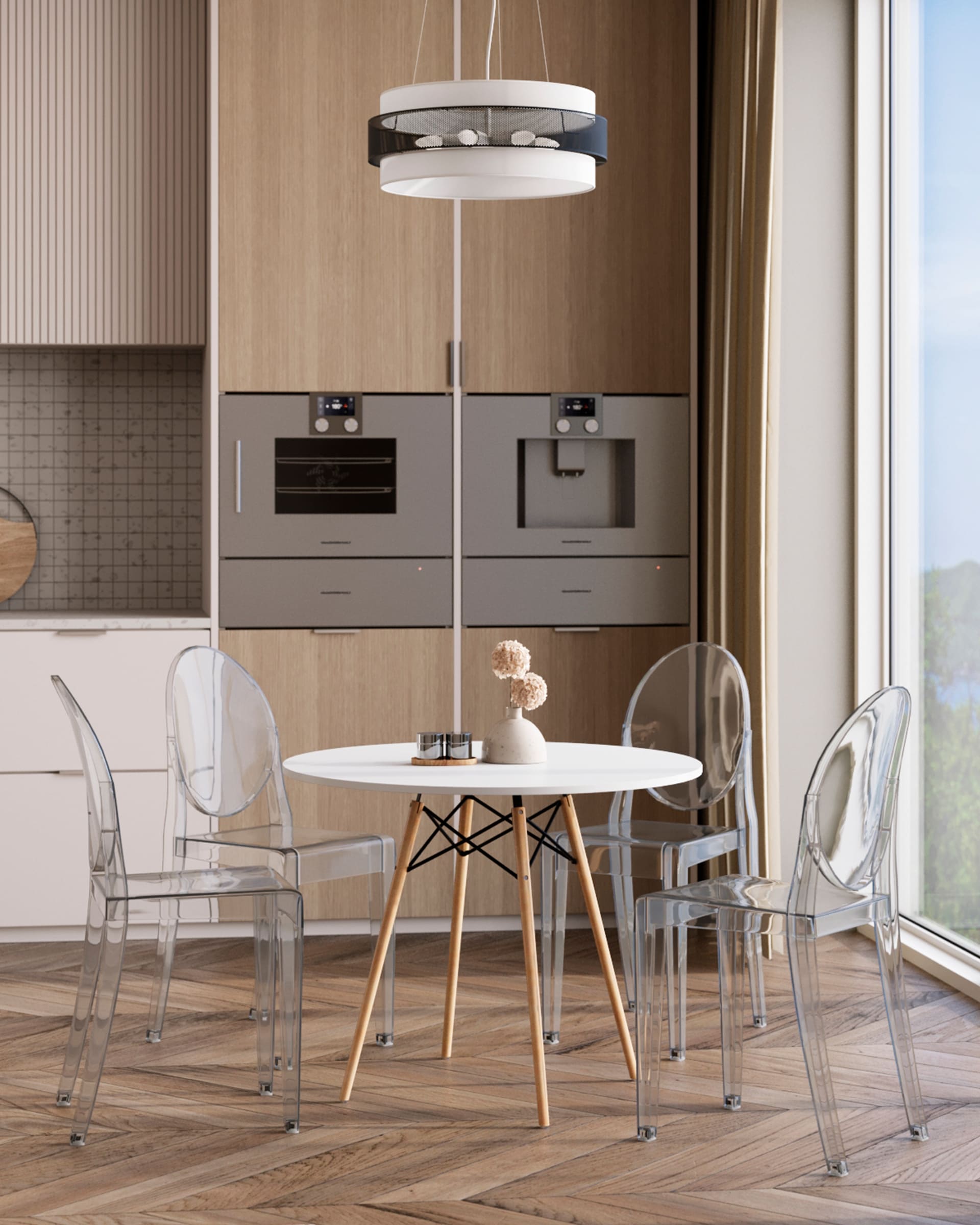 Стол Eames DSW D90 из Италии