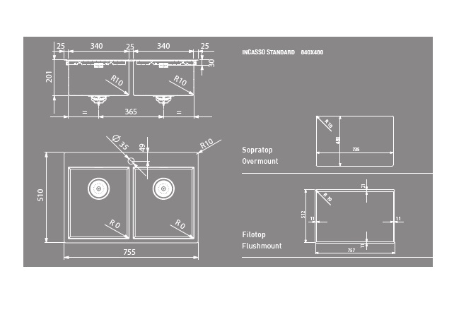 Мойка Artinox Aqua Smart 2V80 из Италии