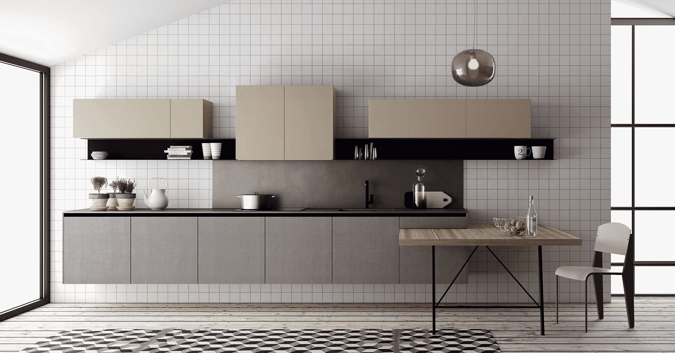 Кухня FJORD фабрики DOIMO CUCINE из Италии