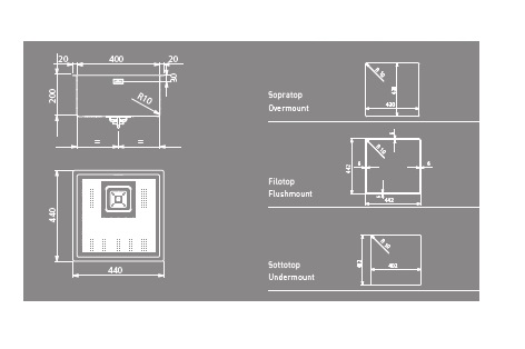 Мойка Artinox Dama 40 из Италии