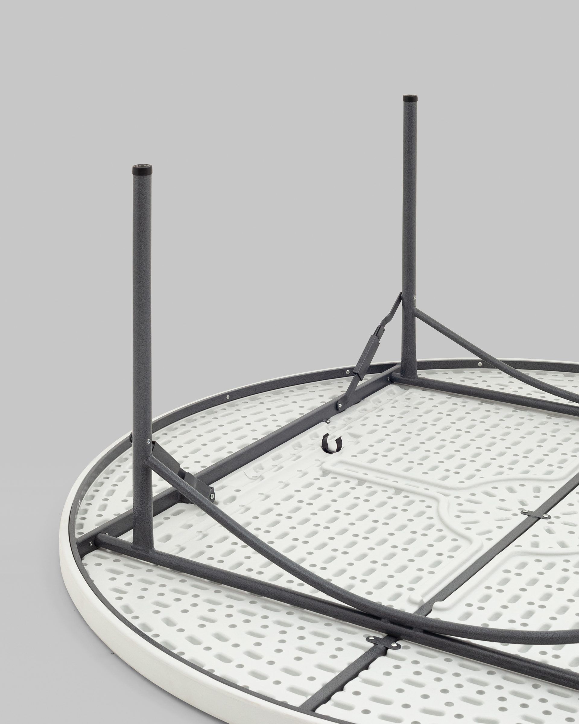 Стол круглый складной пластиковый Кейт 180 из Италии