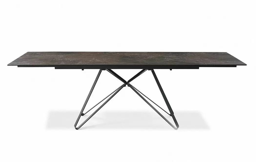 Стол раскладной Butterfly 160-240, темная керамика из Италии