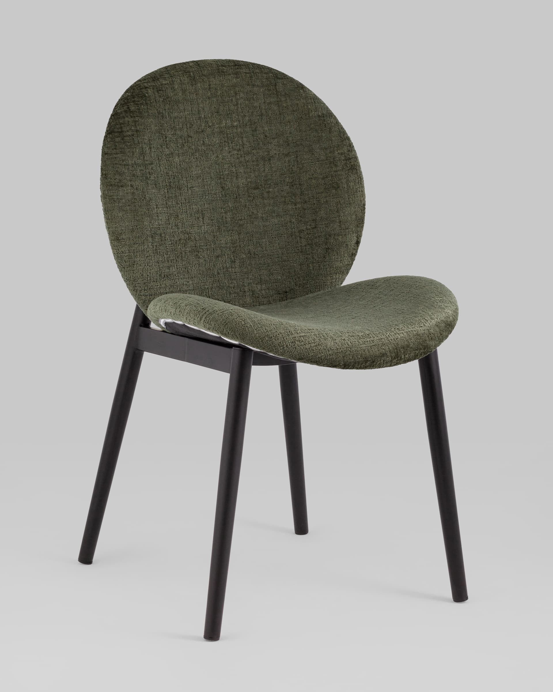 Стул Эллиот ткань альпака зеленый 2 шт. из Италии