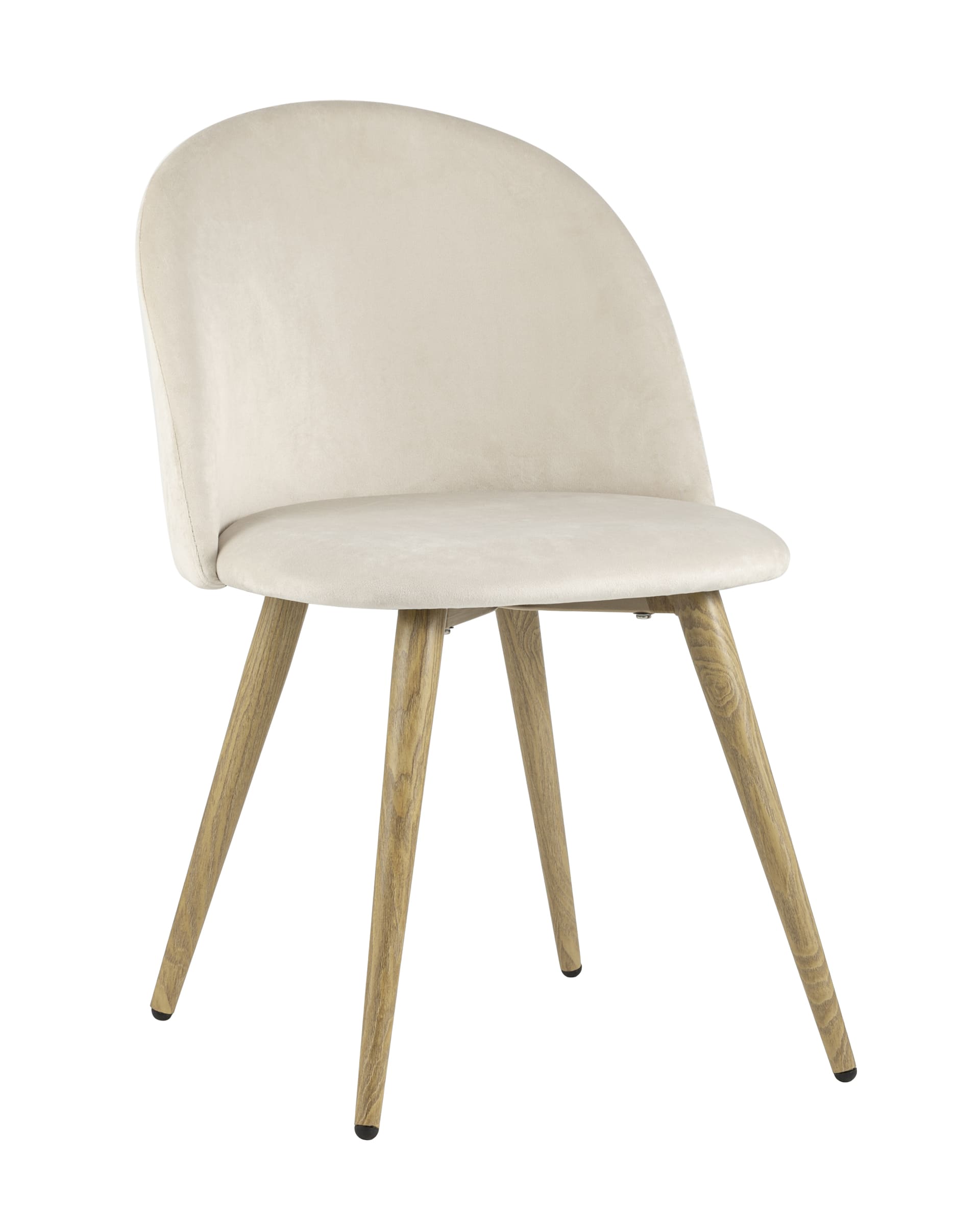 Стул Лион NEW, велюр, кремовый из Италии