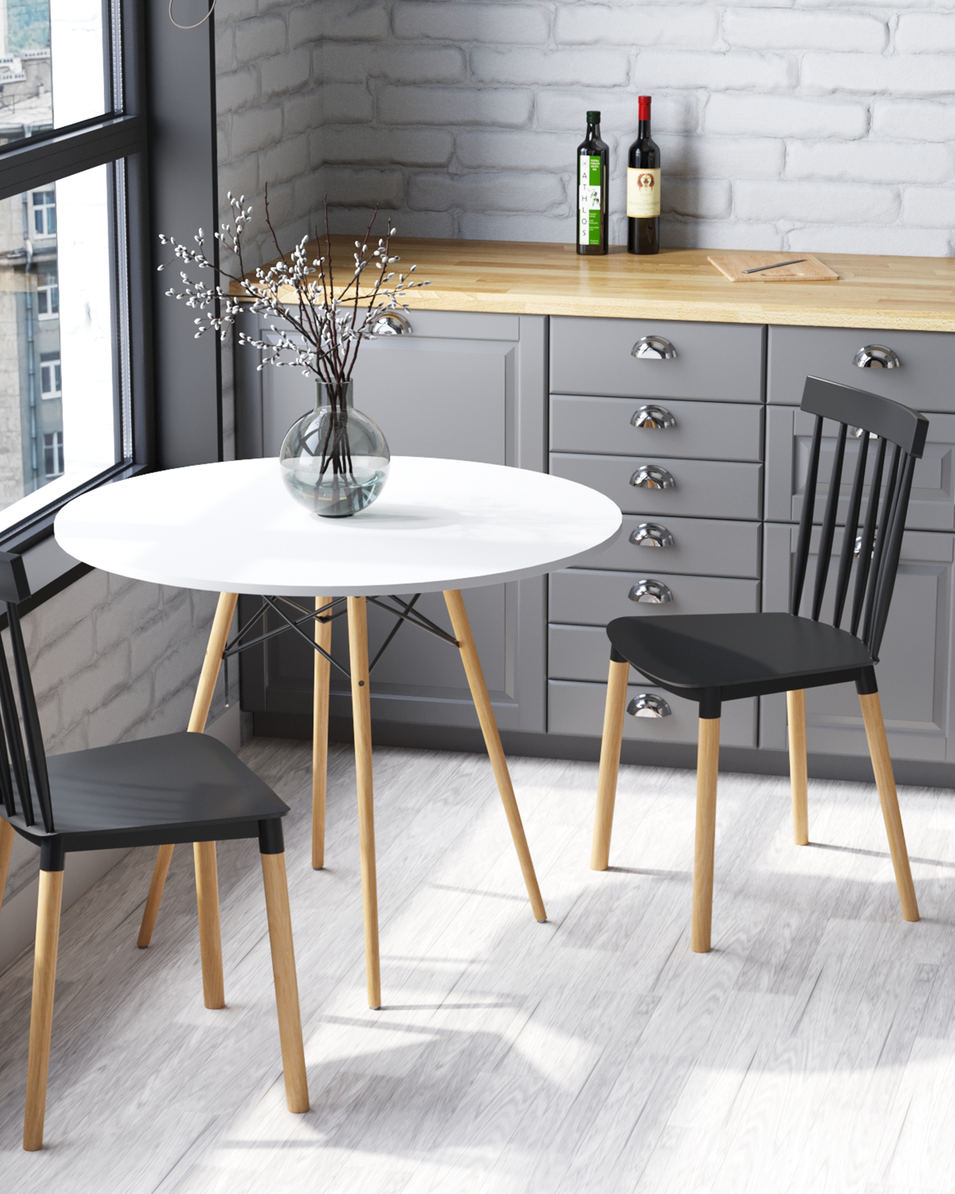Стол Eames DSW D90 из Италии