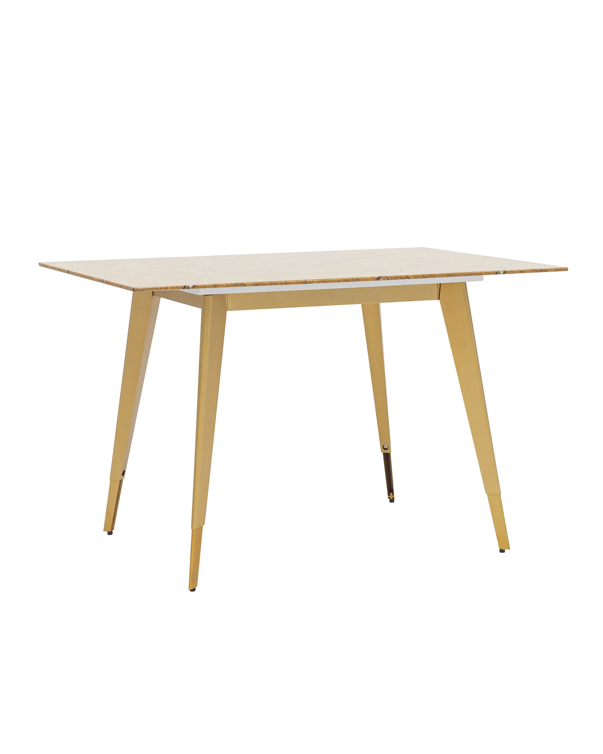 Стол обеденный Ричмонд 120*80 охра стеклянный из Италии