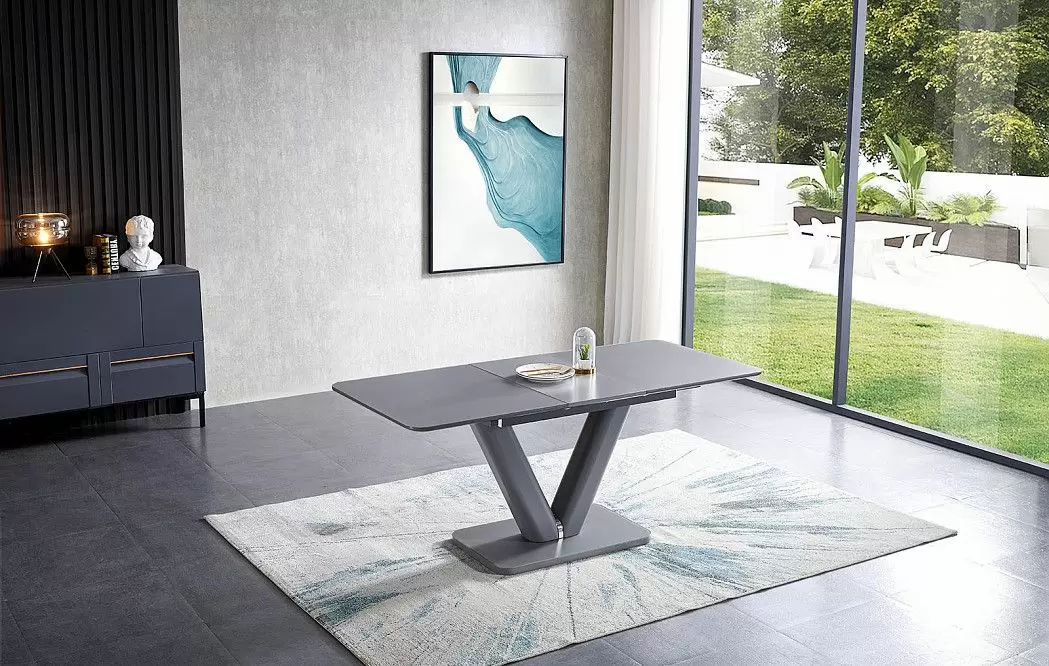 Стол раскладной Naomi 140-180, серый из Италии