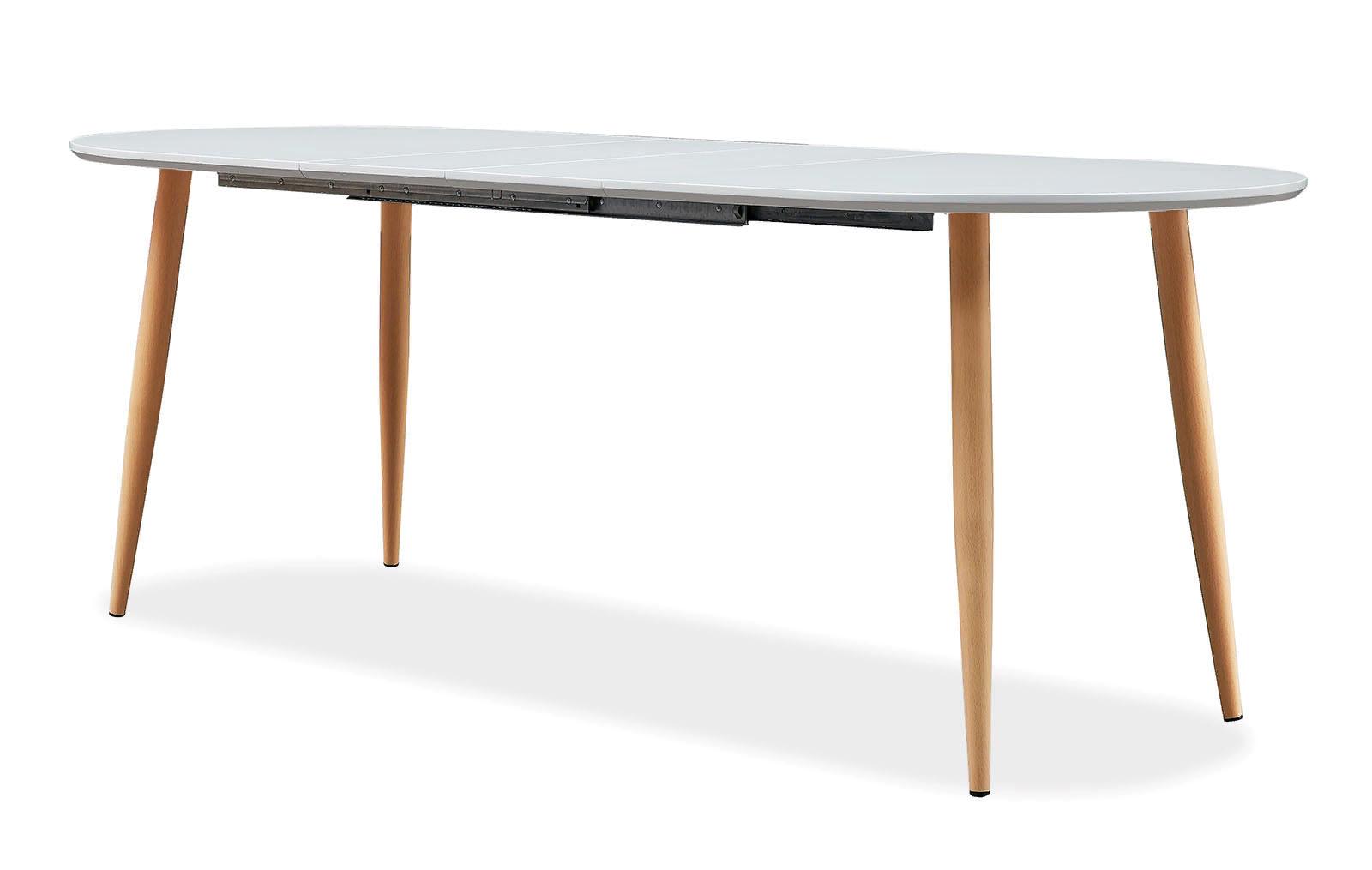 Стол раскладной Universal 120/150/180 Morris, белый из Италии