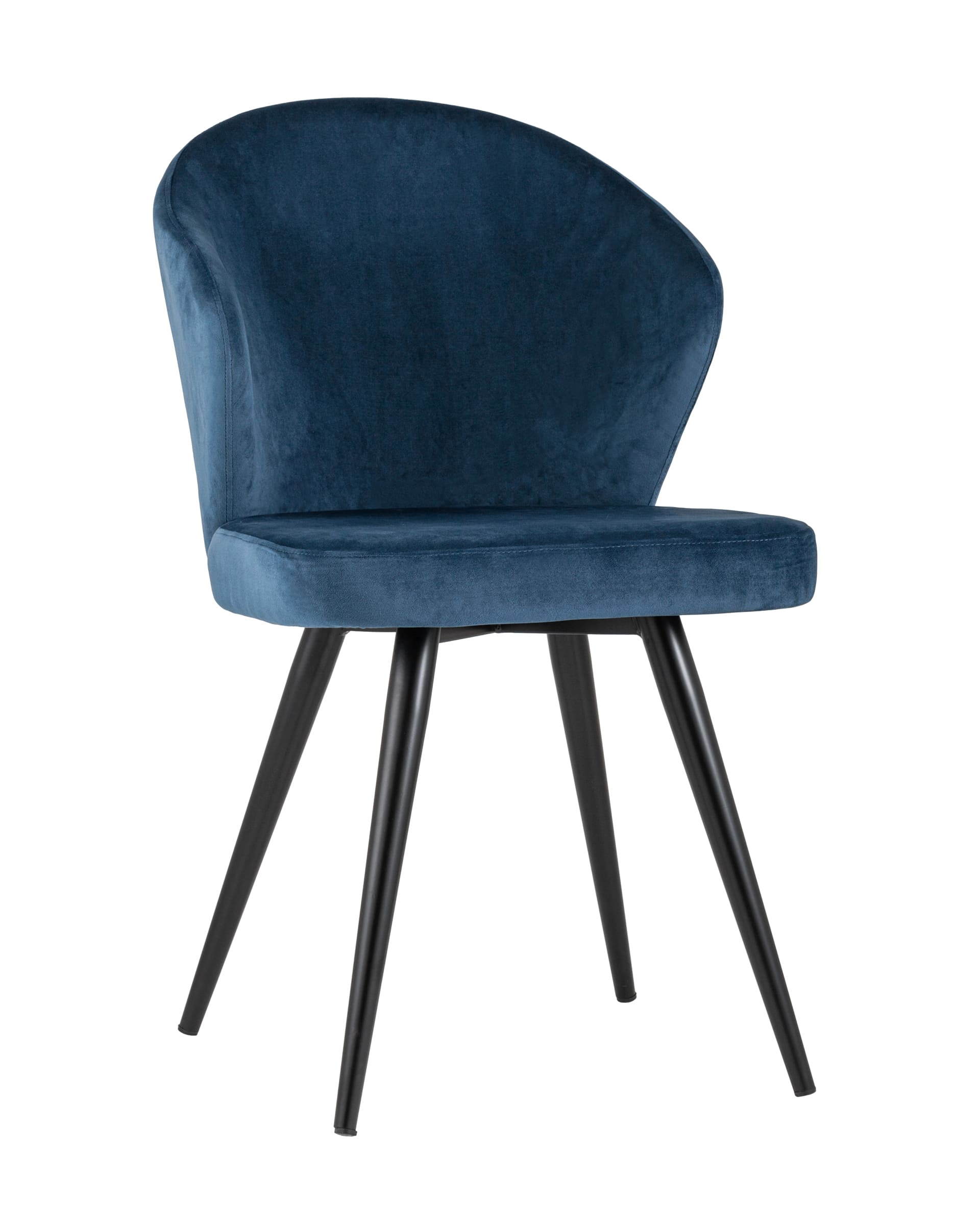 Стул Танго, велюр, синий из Италии
