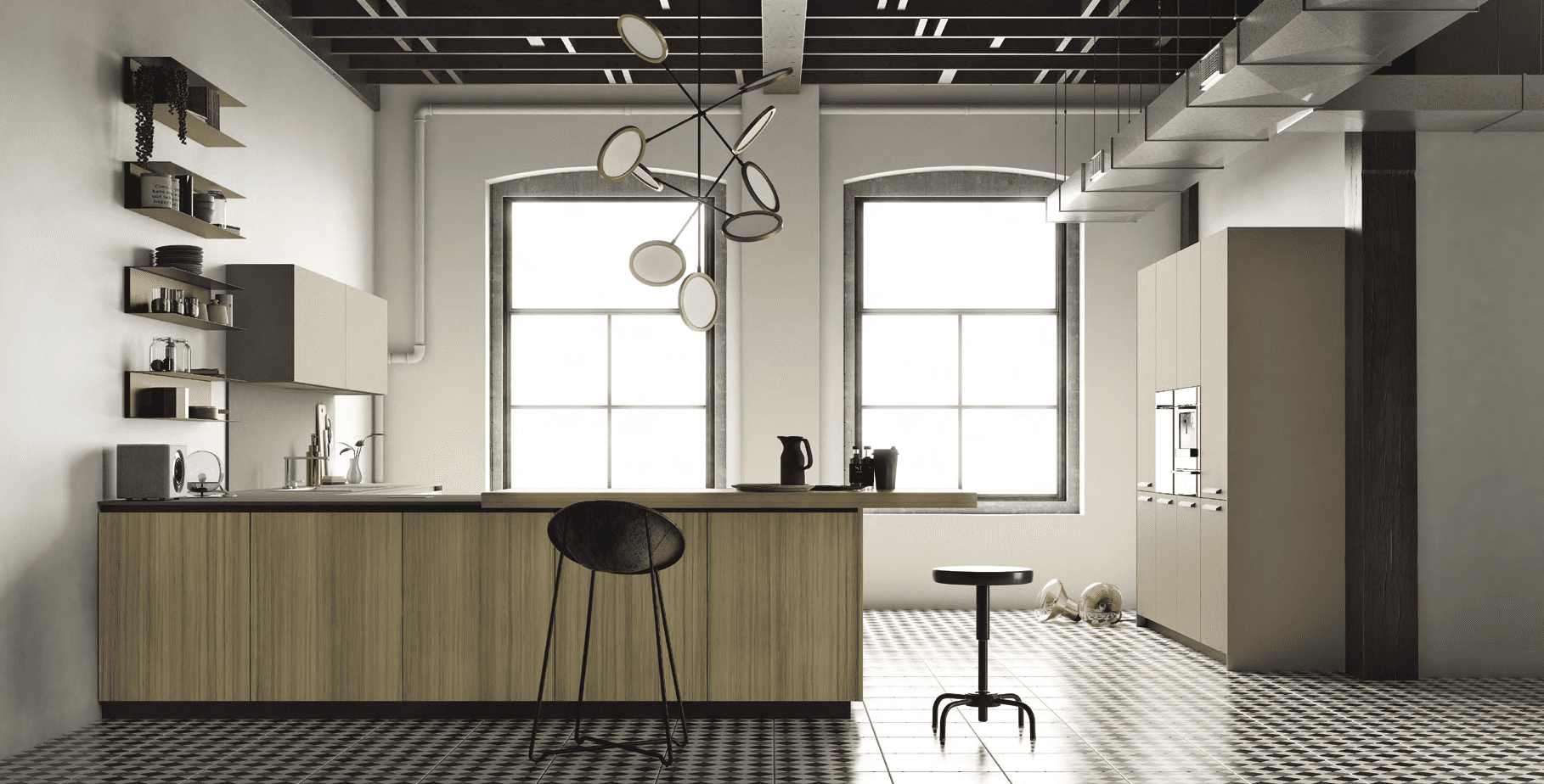 Кухонный гарнитур Easy композиция 06 из Италии