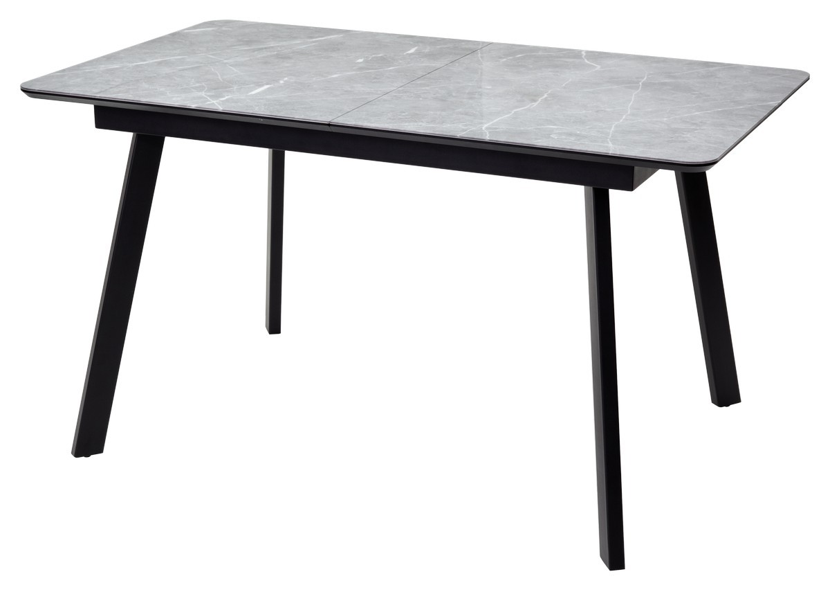 Стол АРУБА 140 СКОРПИО, стекло / ЧЕРНЫЙ М-City из Италии