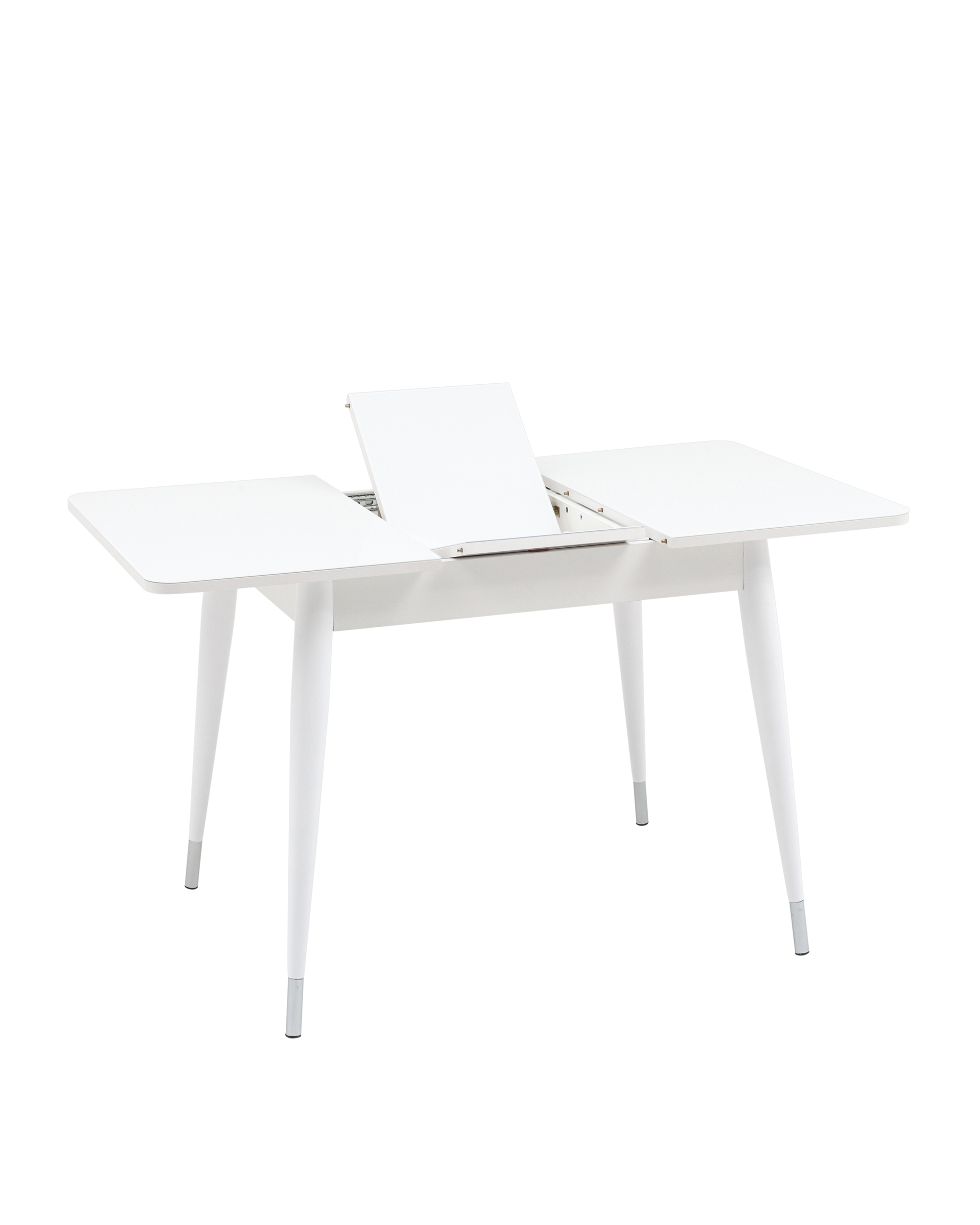 Стол обеденный Сидней раскладной 90-120*70 белый глянцевый из Италии