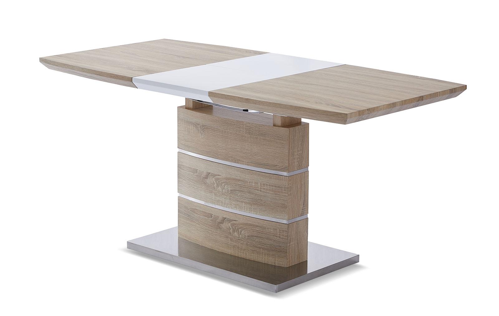 Стол раскладной Verona (120), светлый дуб/белый матовый из Италии