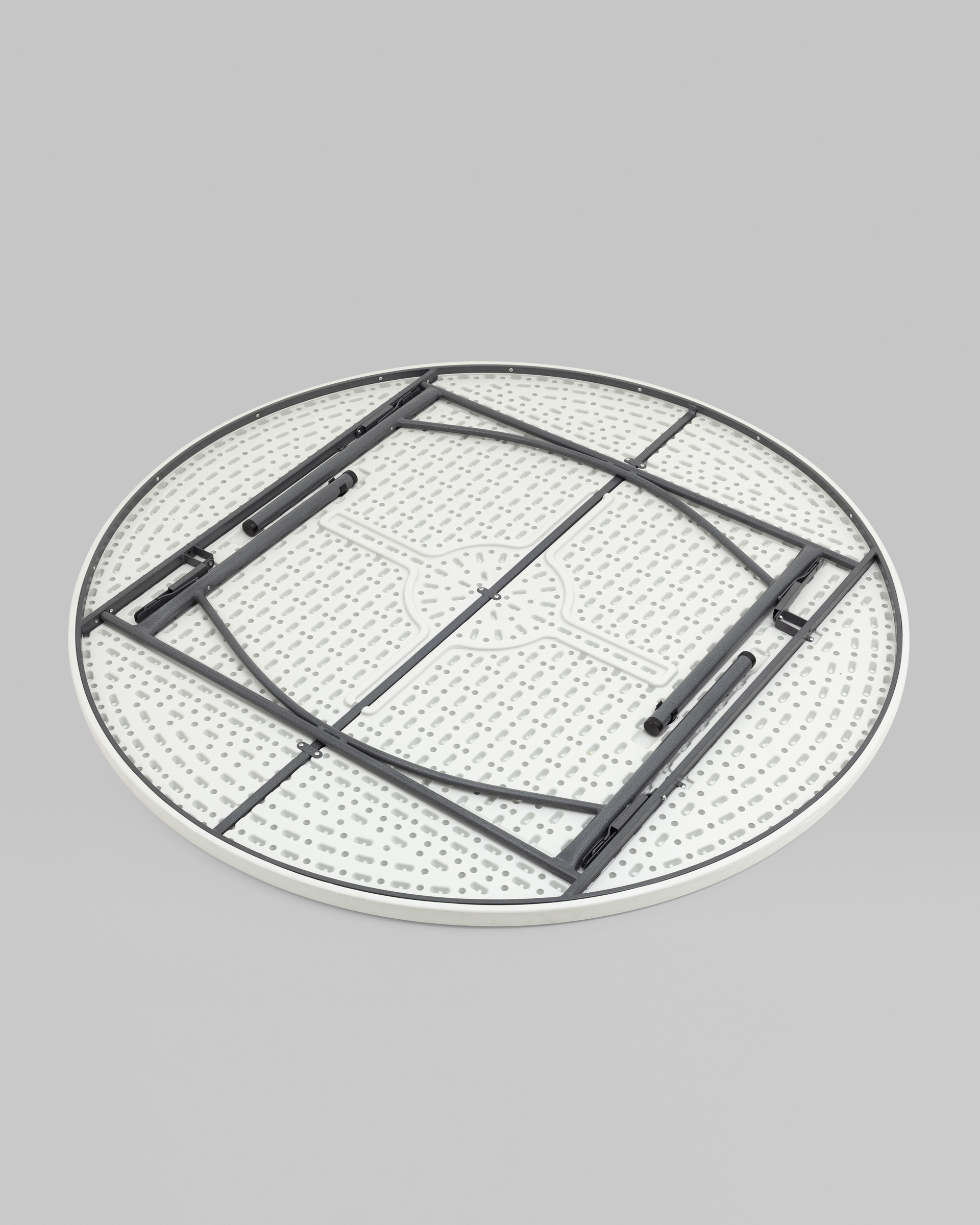 Стол круглый складной пластиковый Кейт 180 из Италии