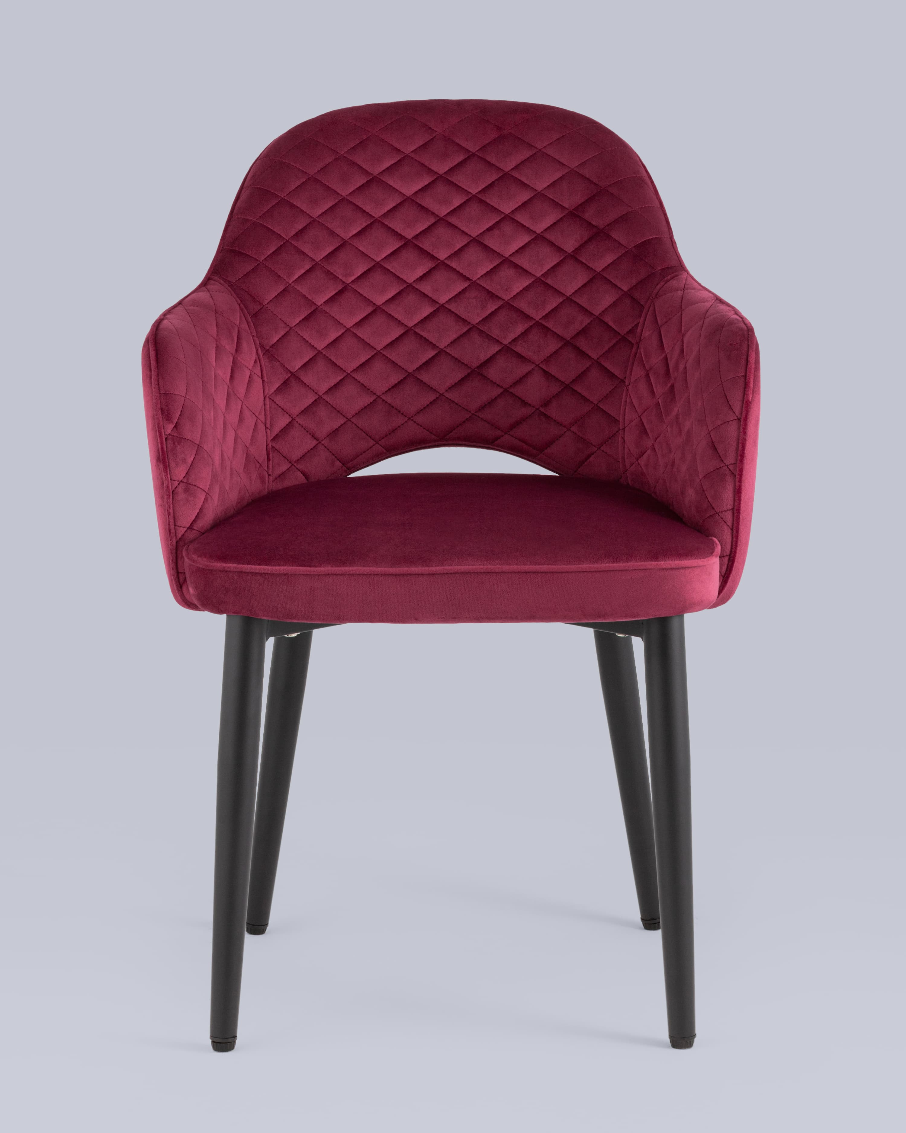 Стул Венера диамант велюр бордовый из Италии