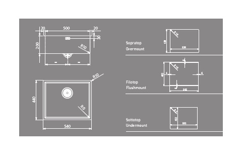 Мойка Artinox Smart 50 из Италии