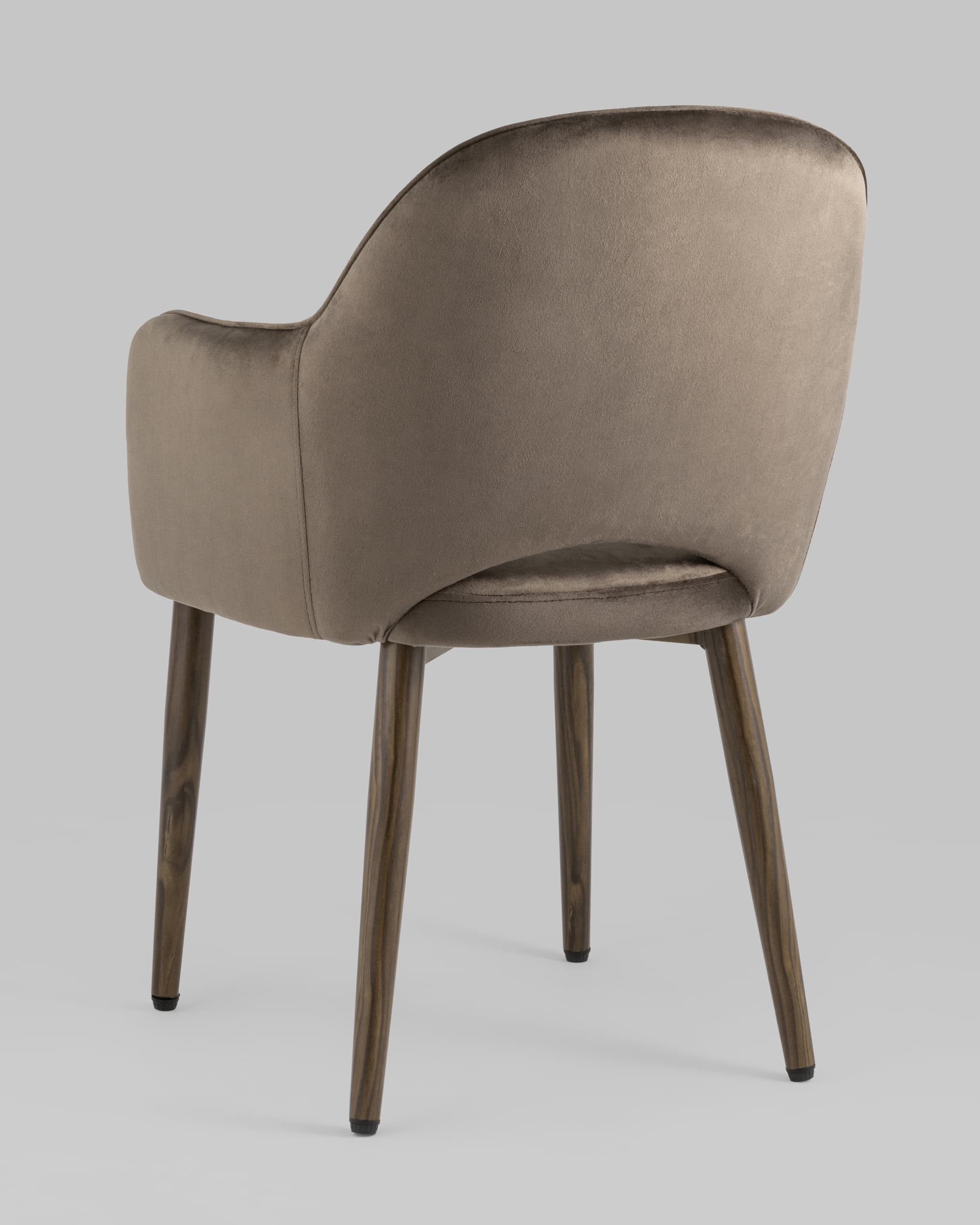 Стул Венера диамант велюр коричневый из Италии