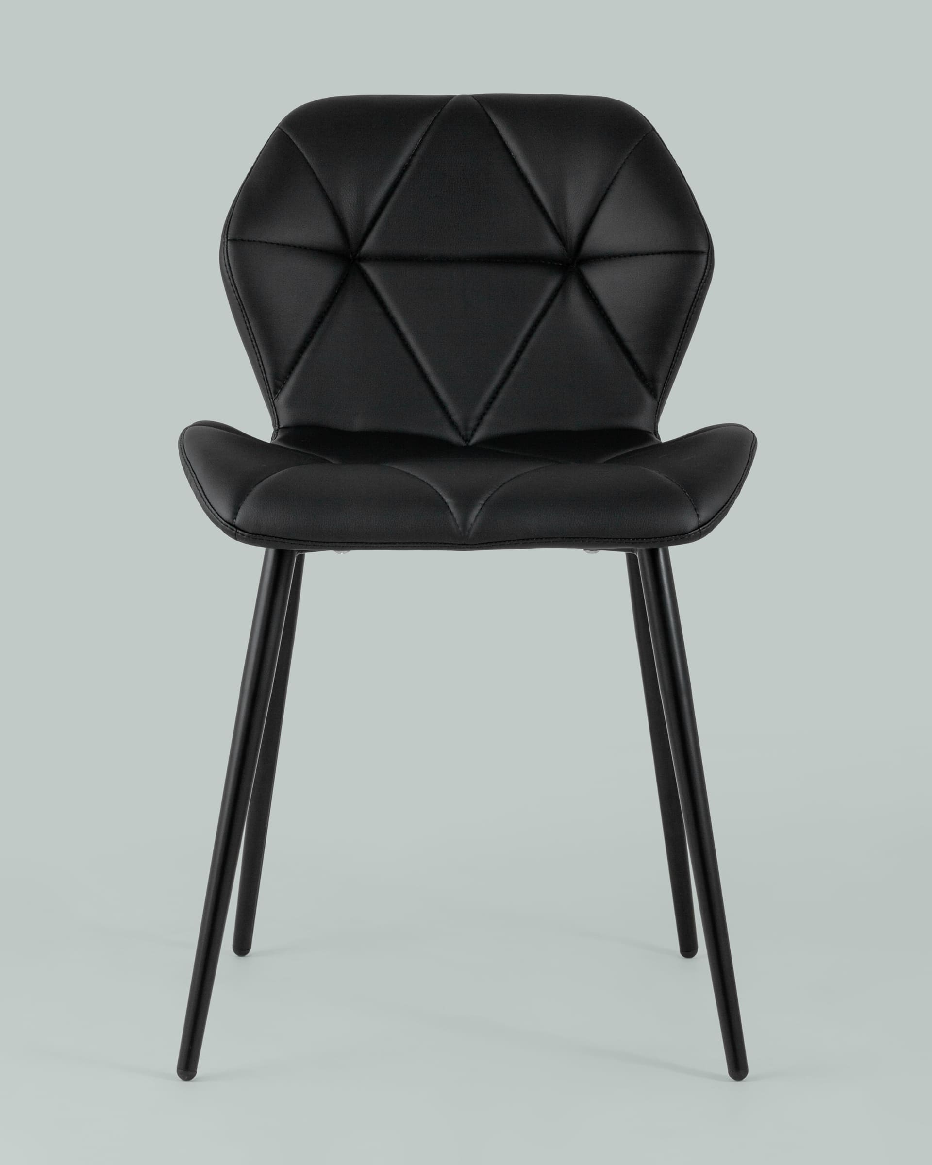 Стул Эдвин экокожа черный из Италии